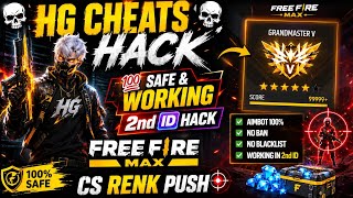 HG CHEATS HACK ☠️ CS RENK PUSH🔥 NO BEN NO BLACK LIST 💯 APK MOD FREE FIRE MAX 🔥 #freefiremax #hacker  screenshot 4