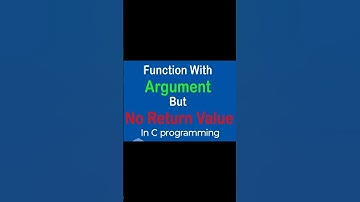 An example of the function type is an argument with no return value in C programming language 🤔🧐🤨👩‍💻