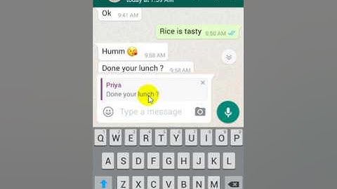 How to reply to specific message in whatsapp