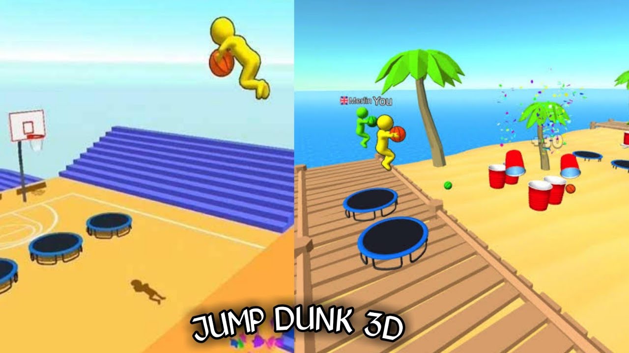 Jump Dunk 3D Gameplay | Android iOS Games