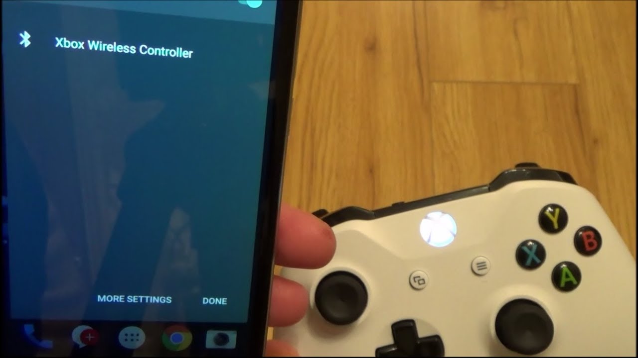 How To Connect A Bluetooth Xbox One Controller To Android Phone 7 Youtube