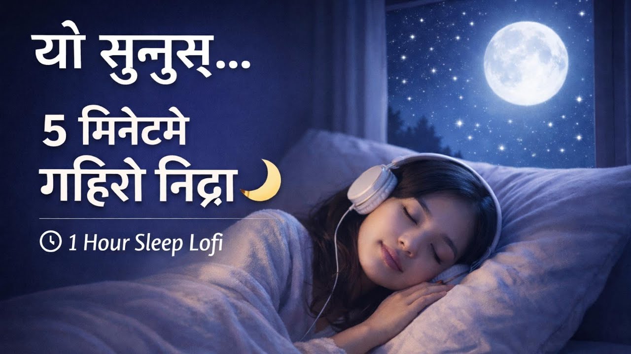 यो सुन्नुस… 5 मिनेटमै गहिरो निद्रा 😴 | Deep Sleep Lofi | Relaxing Nepali Lofi Music  