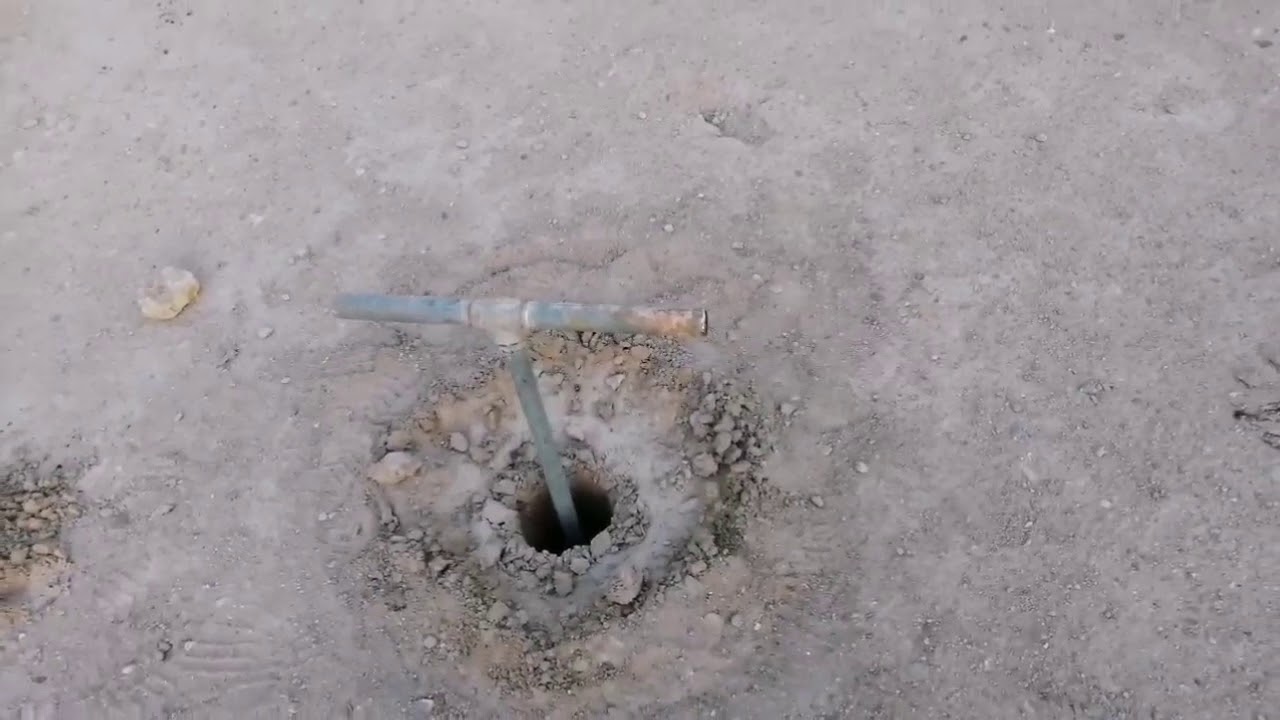 #الفديو التفصيلي #لحفر البئر الارتوازي يدويا