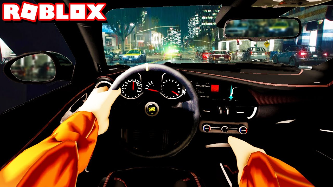 First Person Racing In REALISTIC ROBLOX Driving Game Roblox Eight 