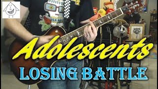 Adolescents - Losing Battle - Punk Guitar Cover (guitar tab in description!)