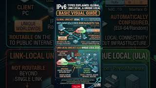 IPv6 Address Types: Global, Link-Local, and Unique Local Explained #networkengineer