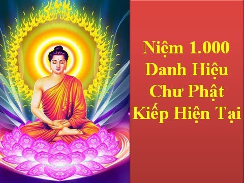 Video Niệm 1000 Đức Phật ở hiện tại, các danh hiệu Phật - youtube