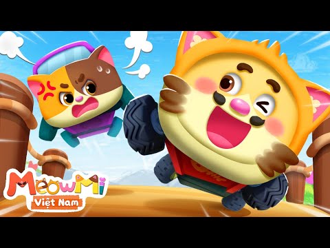 Cây cầu của mèo con | Trò chơi xây cầu | Nhạc thiếu nhi | MeowMi Gia đình những chú mèo