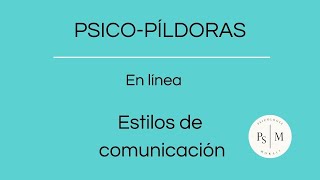 Communication styles
