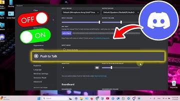 How to Turn On or Off Push to Talk in Discord on PC