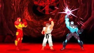 Marvel VS Capcom 2 - Iron Man/Ryu/War Machine - Expert Difficulty Playthrough