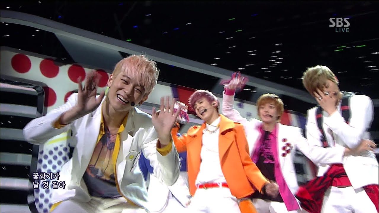 TEEN TOP [Длинные прямые волосы] @SBS Inkigayo Популярная песня 20130303