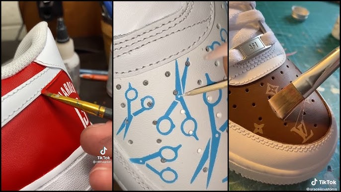 Air Force 1 Custom - LV Drip – Artemis Designers