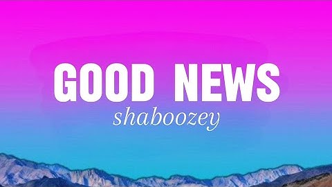 Thumbnail of Shaboozey - Good News (lyrics)