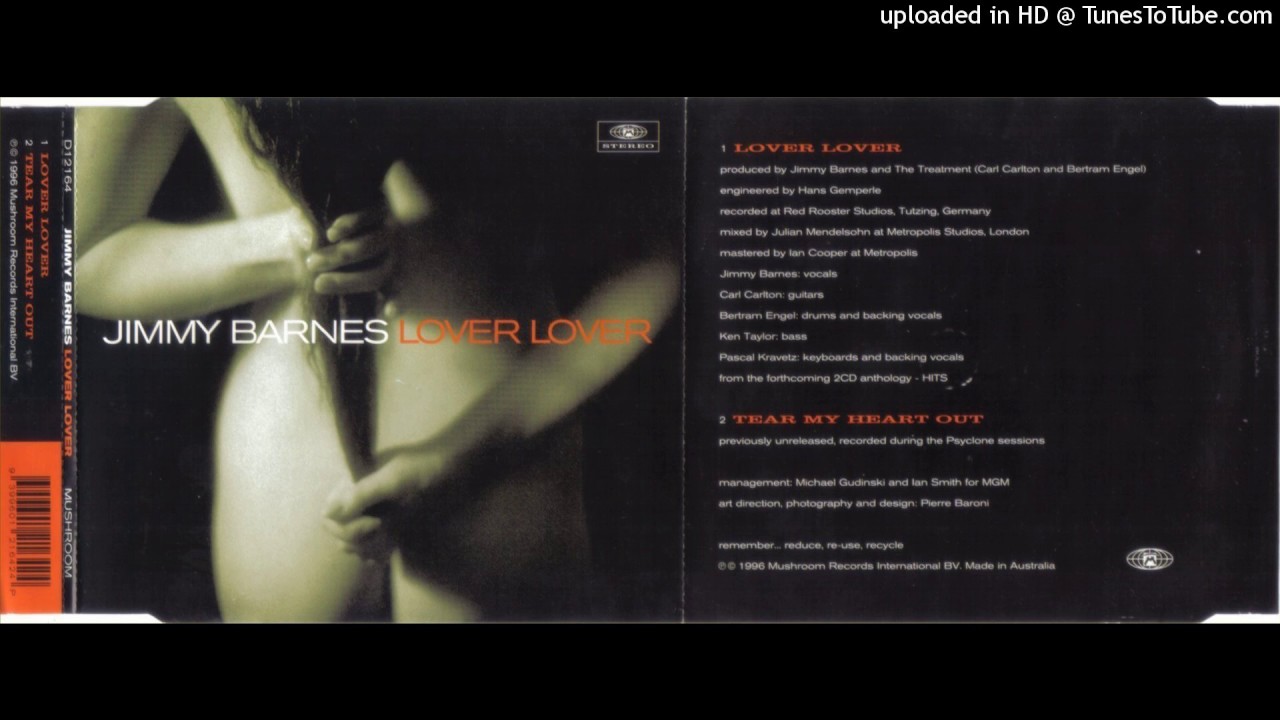 Jimmy Barnes Lover Lover Youtube