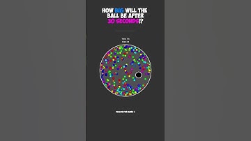 Did you guess correctly??! #coding #bouncingball #python #asmr #satisfying