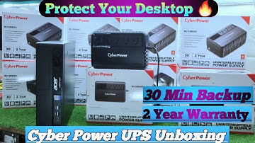 Protect your pc An UPS | Cyber Power UPS  Unboxing & Review