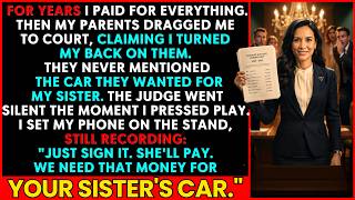 My Parents Sued Me for "Abandoning" Them, But My Secret Recording in Court Ruined Their Plan... screenshot 5