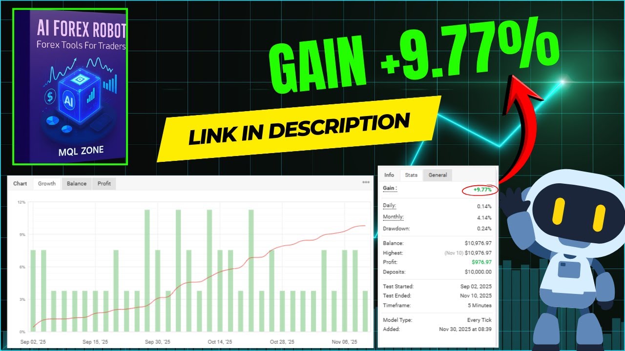 AI Forex Robot EA MT4 – Advanced Trading System for XAUUSD (Gold)
