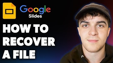 How to Recover a File in Google Slides (Full 2025 Guide)