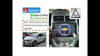 2011 – 2016 Chevy Sonic Android Audio head unit Install