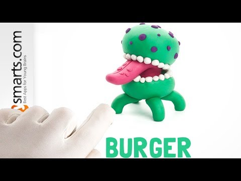 Hey Clay 스마트폰/태블릿 게임의 Play-Dog Burger Monster