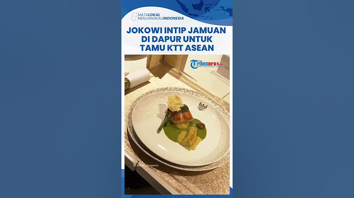 Jokowi Intip Dapur KTT ASEAN, Lihat Menu Sajian Chef Arnold Purnomo untuk Tamu di Labuan Bajo