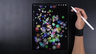 How to make Colorful Confetti Brushes in Procreate