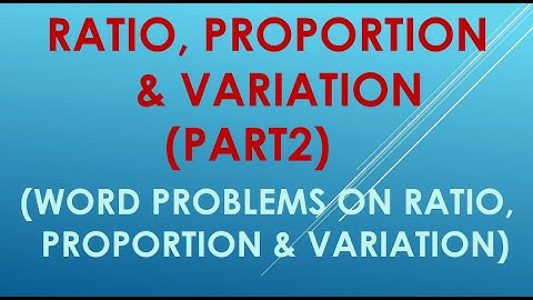 How to solve word problems on Ratio, Proportion & Variation (Part2) #cat  #gmat   #bank