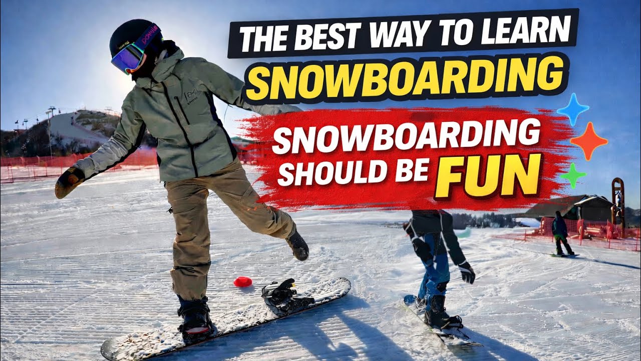 The Best Snowboard Lessons Don't Feel Like Lessons - They feel like riding.