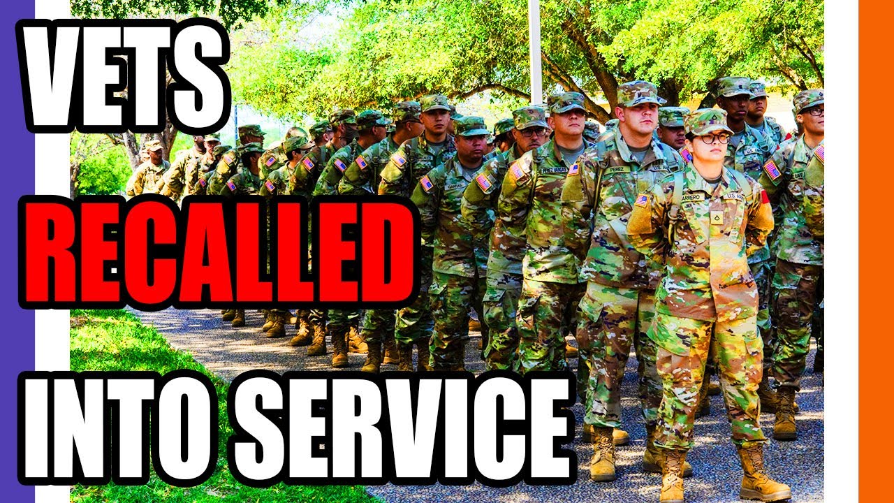 Blden Recalls Vets Into Service 🟠⚪🟣