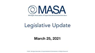 Brief Legislative Update - March 25, 2021