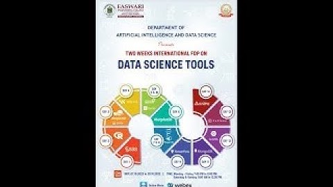 International Faculty Development Programme on Data Science Tools Day - 12