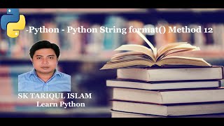 Learn Data Science-Python String format() Method
