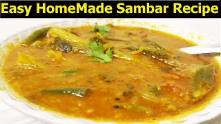 होटल जैसा टेस्टी सांभर बिना बाज़ार सांभर मसाला के | Sambar Recipe | Homemade Sambhar for Idli/Dosa