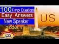 100 U.S Civics Questions and Answers | Updated 2024 | History &amp; Government Test for Naturalization