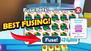 🔥 BEST FUSE METHOD FOR RAINBOW BASKETBALL RETRIEVER 🔥 PET SIMULATOR X