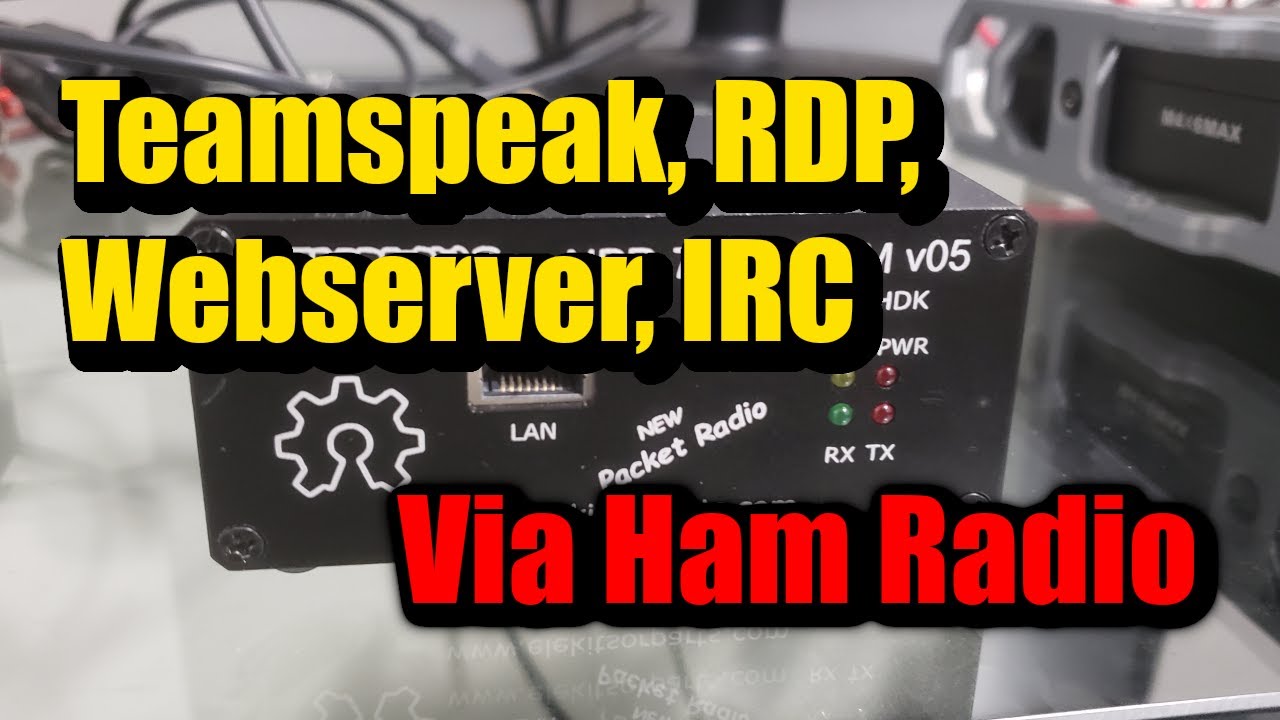 Setup Server for New Packet Radio (VNC FTP IRC Teamspeak)