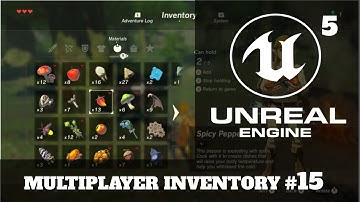 UE5 - Multiplayer Inventory Component #15 - Improved Category Buttons