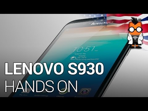 Lenovo S930 Hands On - DualSIM Phablet for $349 - CES 2014 [ENG]