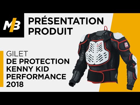 Gilet de protection Kenny Kid Performance 2018, avis en vidéo par Motoblouz
