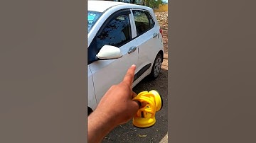 suction Cup for car dent removal| car dent repair| car minor dent problem solved|#car #dent #shorts