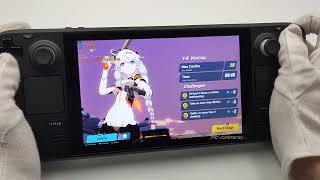 Steam Deck Gameplay - Honkai Impact 3 - Windows 10