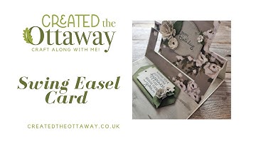 Swing Easel Card Tutorial, Fun & Interactive Papercraft Project@createdtheottaway