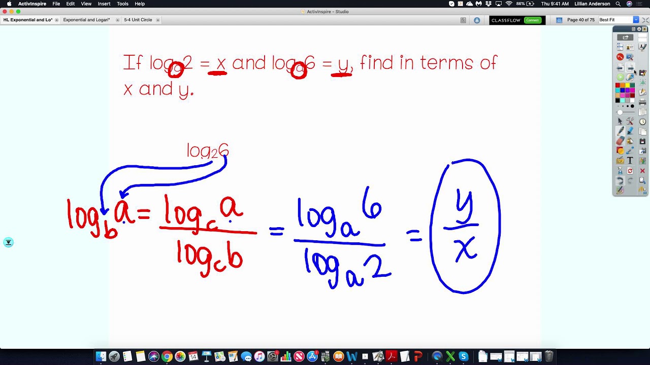 Logarithms Extra Problems - YouTube