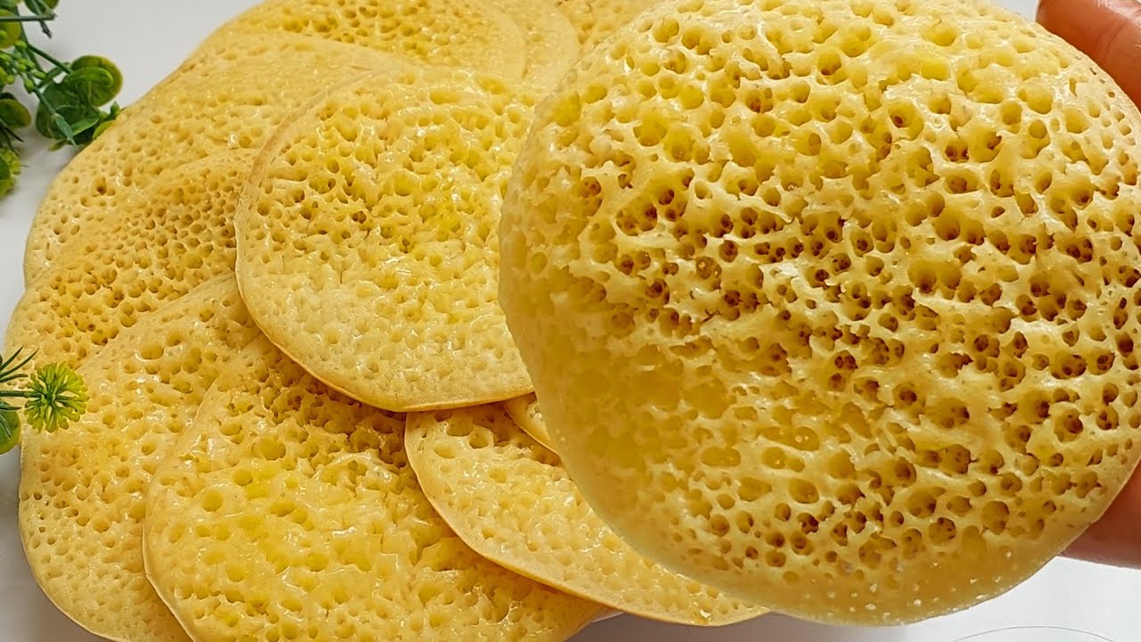 بغرير بالفينو ناجح ومضمون 100 اللي عمرو حشمني بغرير بدون اختمار بدون دقيق ابيض ناجح من اول استعمال