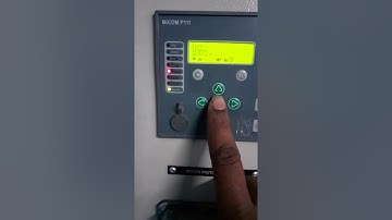 How to edit Over current and Earth fault  settings in micom P111 relay.