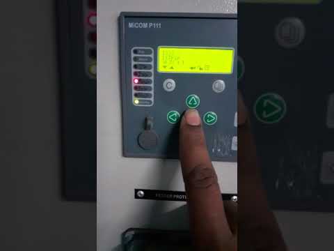 How to edit Over current and Earth fault  settings in micom P111 relay.