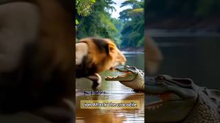 Lions Attack The Crocodile