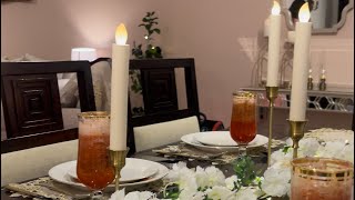ramadan iftar & dinner table setting ideas | dinning table decor setup for iftar & dinner